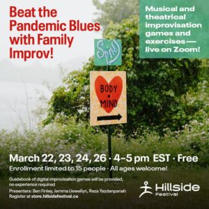 Beat the pandemic blues with free improv workshops for the family